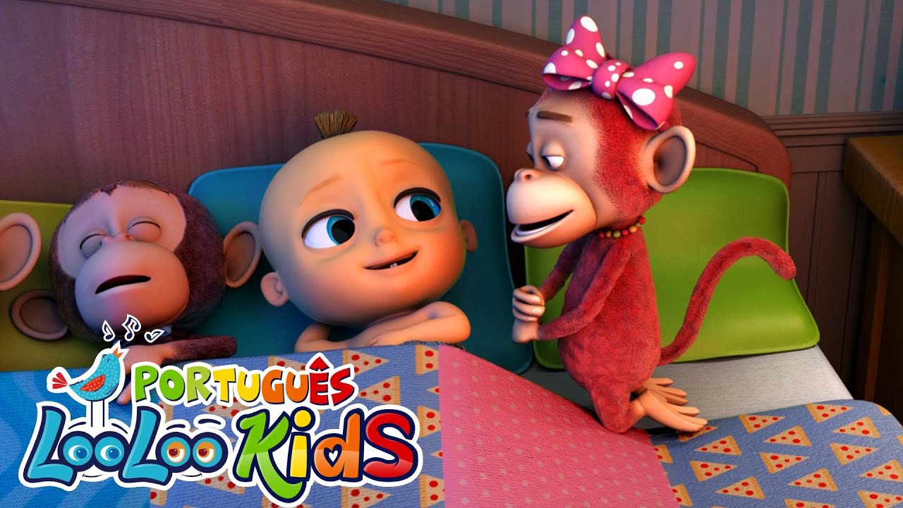 Dez na cama - Músicas Infantis Divertidas - Canções infantis - LooLoo Kids Português