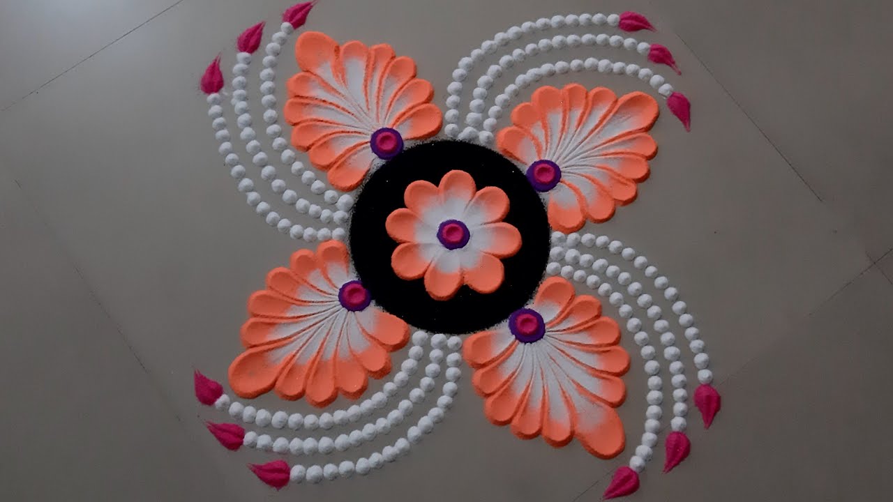 4 Innovative Rangoli Design For Diwali Festival | Diwali rangolis | Top rangolis by Aarti
