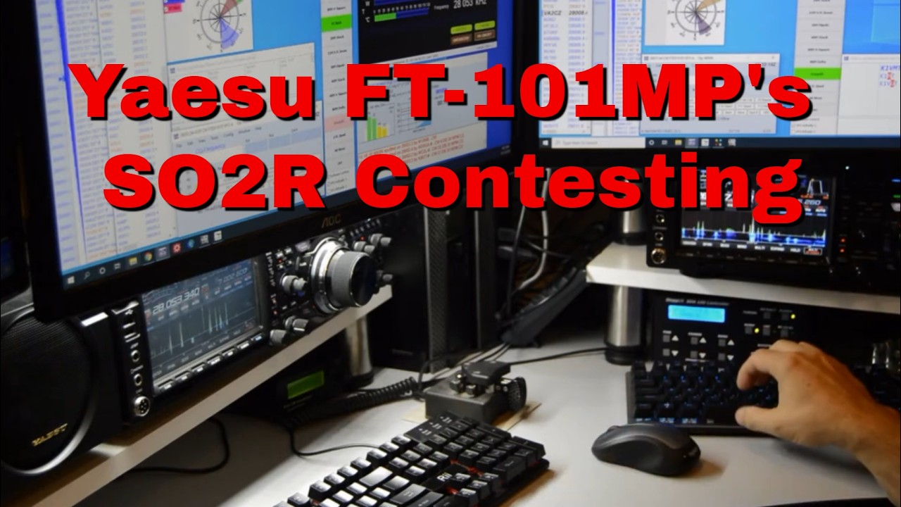 ARRL 10M  Contest 2020  SO2R CW Yaesu FT101MP