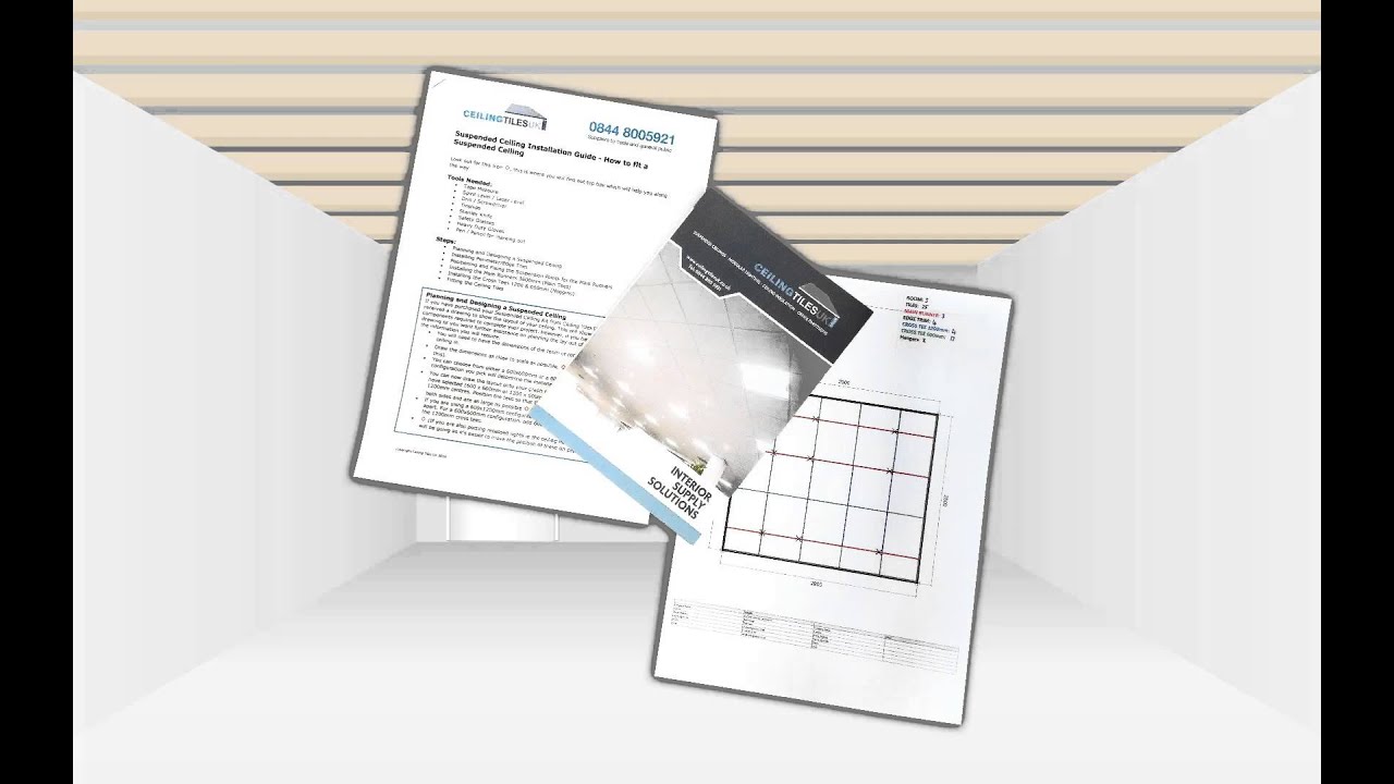 How to Draw a Suspended Ceiling Plan | Ceiling Tiles UK