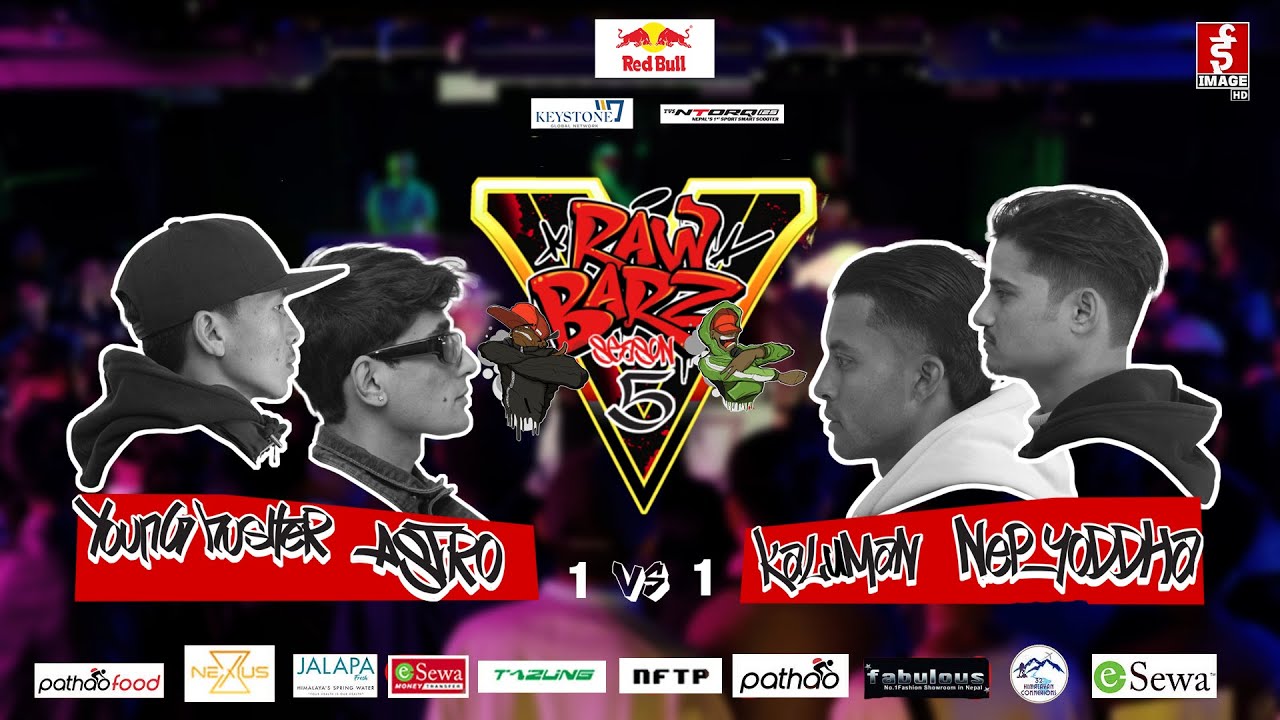 Red Bull presents Raw Barz Season 5 -Top 20 Battle ( Part-1 )