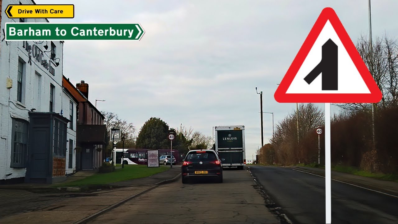 Driving Barham to Canterbury