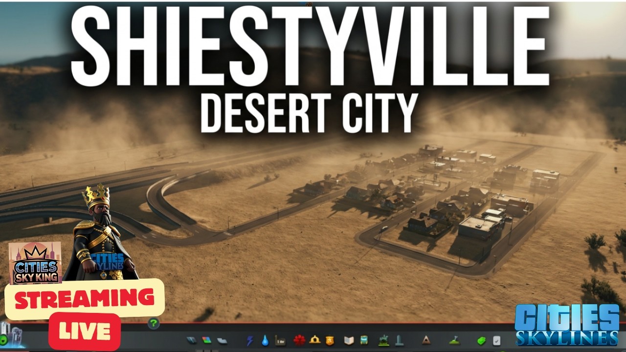 Beginning of Shiestyville 🌵 | Building a Desert City from Scratch in Cities: Skylines