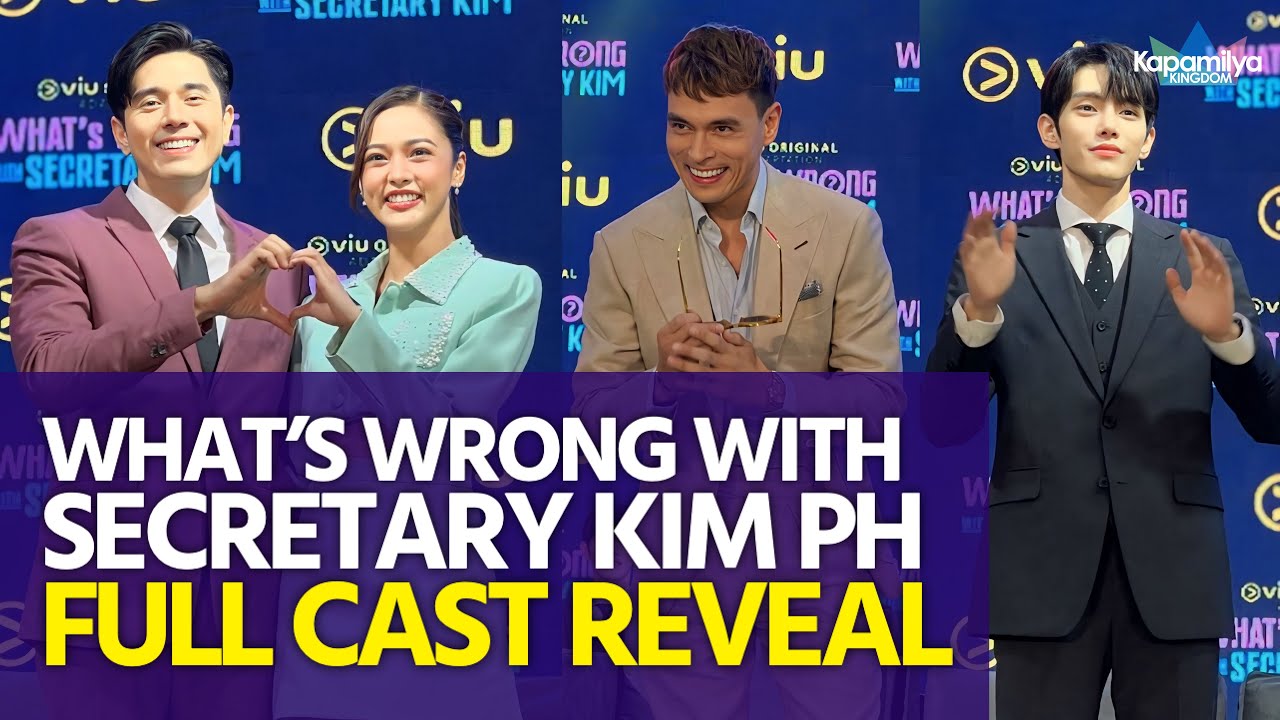 Full cast ng What’s Wrong with Secretary Kim PH, humarap na sa publiko; fans, kinilig sa KimPau
