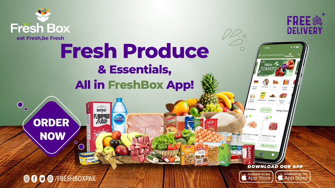 Fresh produce and quality daily essentials at your fingertips!#FreshBox #HealthyLivingGet