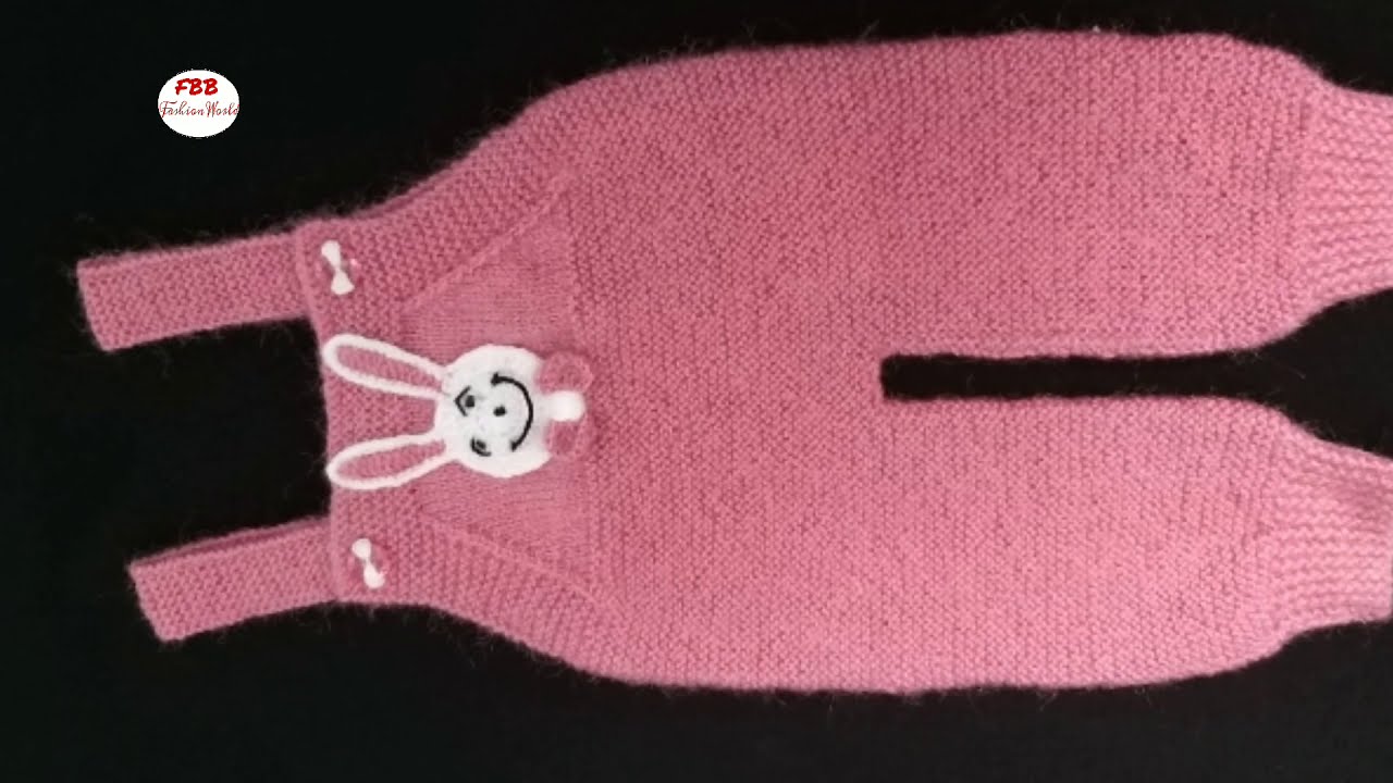 बच्चों के लिए Romper बनाने का तरीका Part -1 / Dungaree knitting || step by step knitting | baby pant