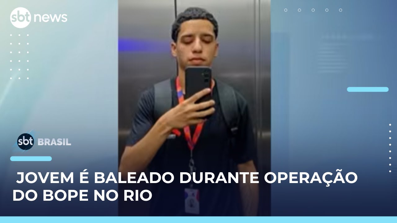 Jovem morre baleado durante operação da PM em festa junina no Rio de Janeiro | SBT Brasil (07/06/25)