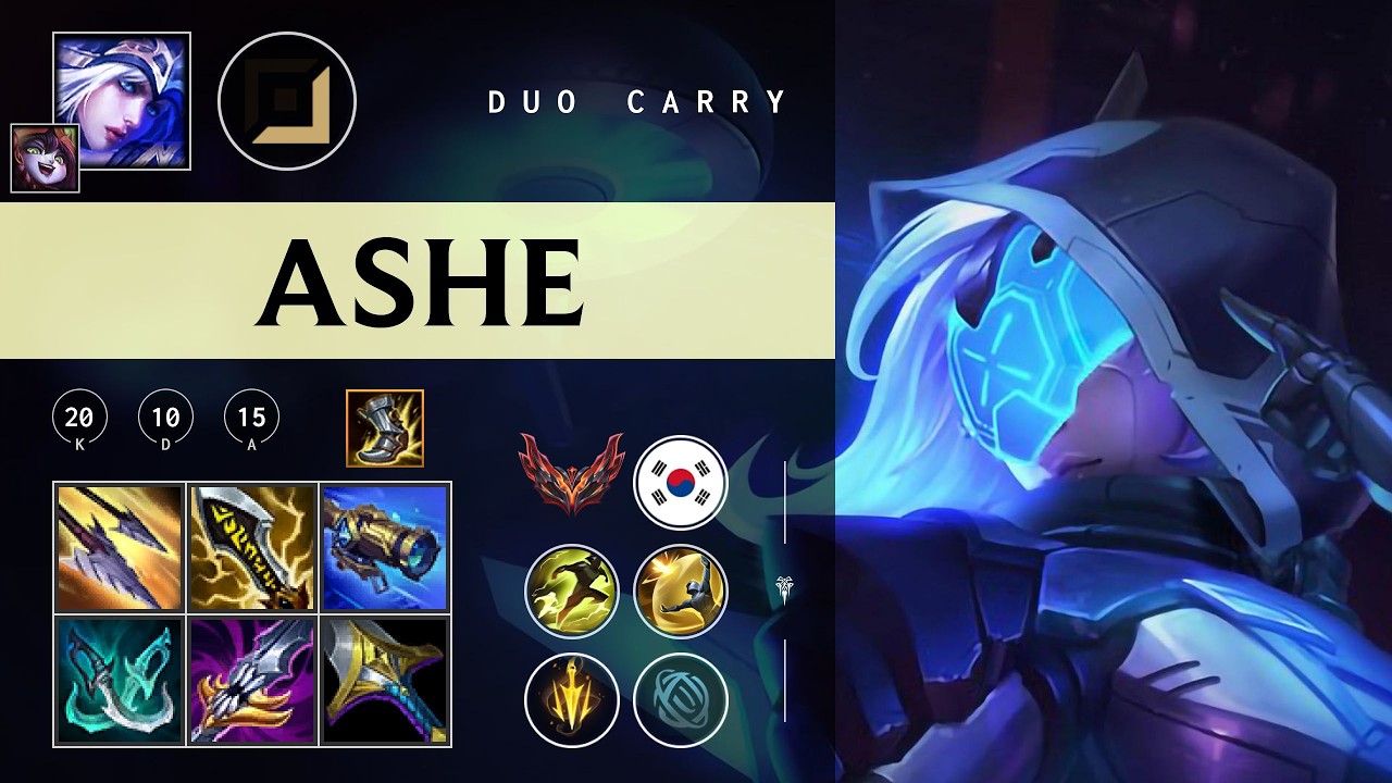 Ashe ADC vs Yasuo - KR Grandmaster Patch 26.04