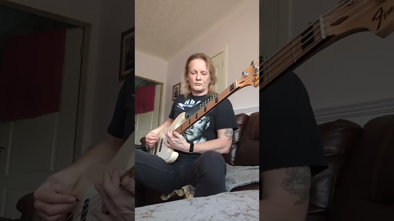 Back At The Funny Farm (Motörhead cover) bass guitar part 🎵🎶🎵