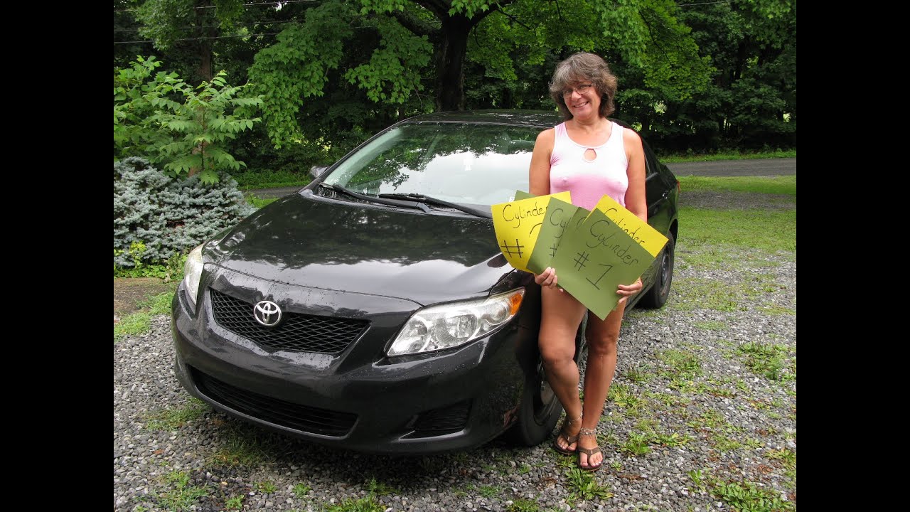 2009 Toyota Corolla. Will Automatic Trans Fluid Fix 4 Low Compression Cylinders?  We Find Out Today.