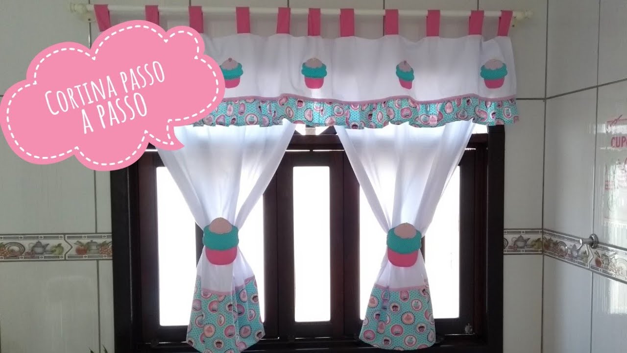 Cortina de cozinha passo a passo| kitchen curtain