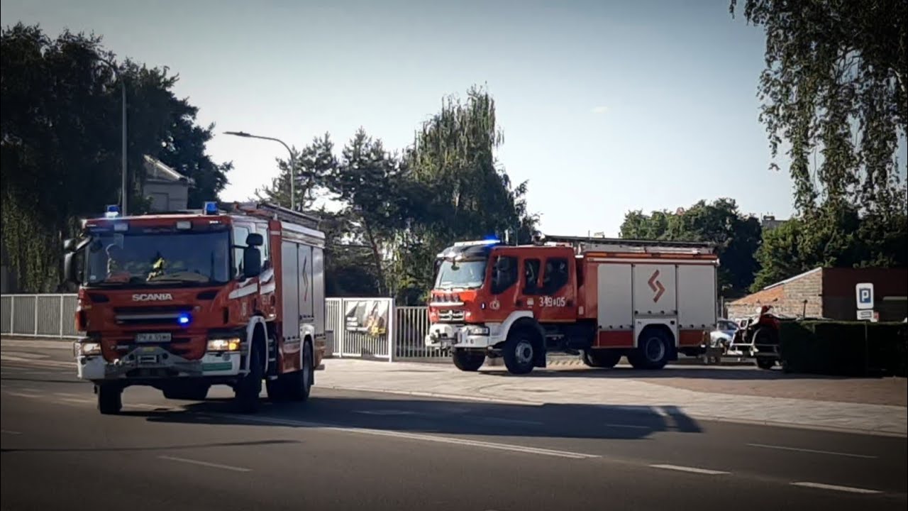 10 ZASTĘPÓW ALARMOWO - pożar szklarni w Nowym Nakwasinie