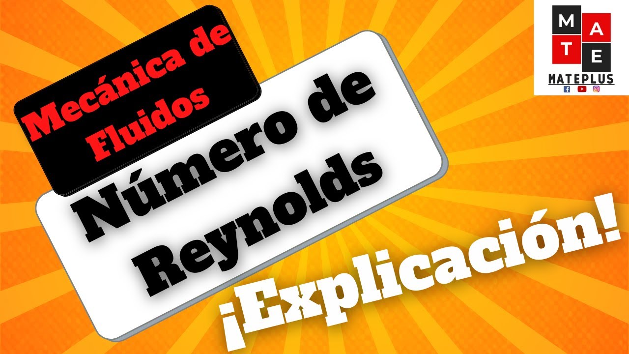Número de Reynolds formula y explicación en la Mecánica de Fluidos, Flujo Laminar y Flujo Turbulento