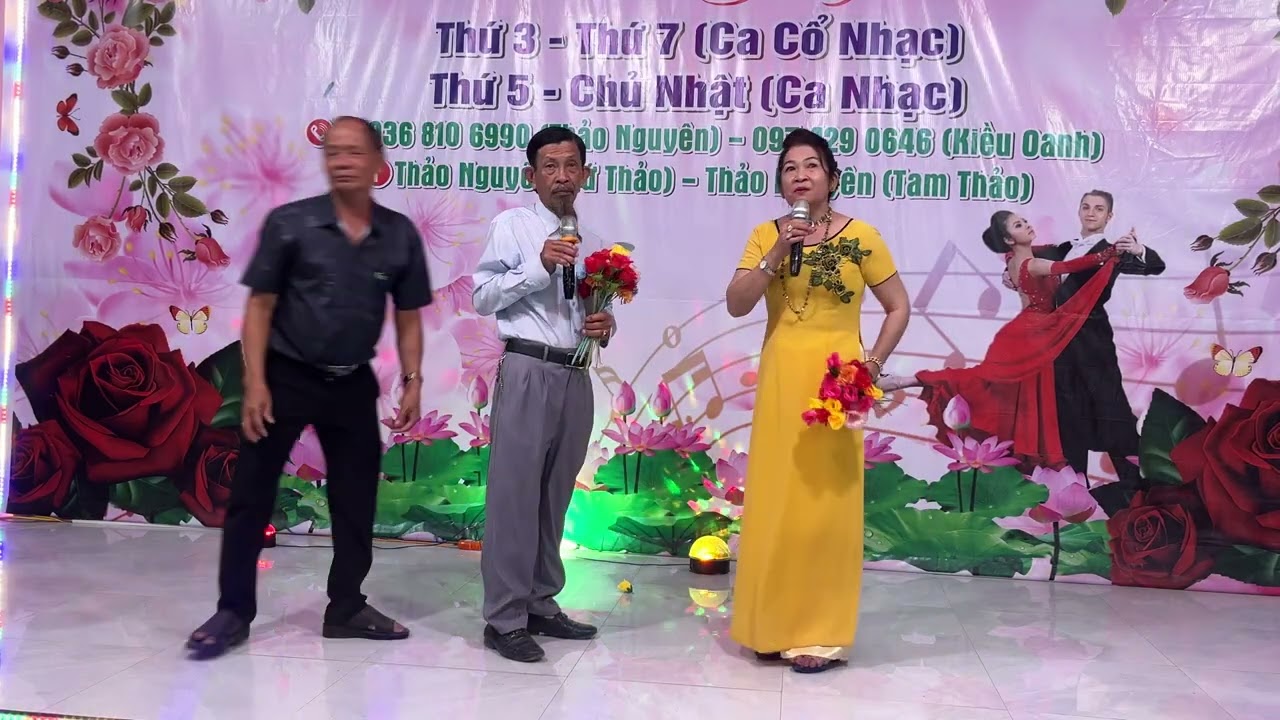Hoài Dủng & kim Màu trình bày ca khúc người tình trên chiến trận 