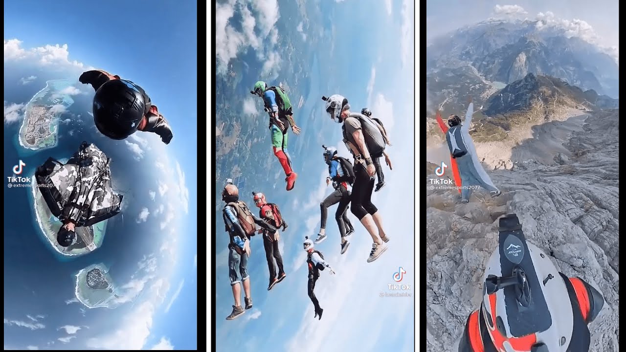 Skydiver jumps without parachute - BEST Skydiving Videos Compilation | Episode 1 #Skydive #Skydiving