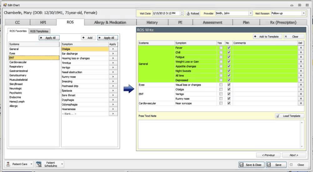 How to Use Mchart EMR: CHARTING FUNCTIONS