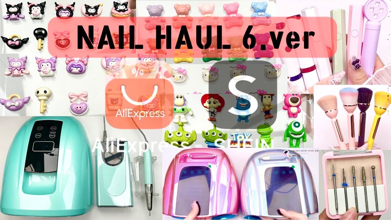 Организовать ногтей вытягивание от бокса 💫 ASMR 6.ver | Само ногтей | AliExpress | SHEIN | HAUL