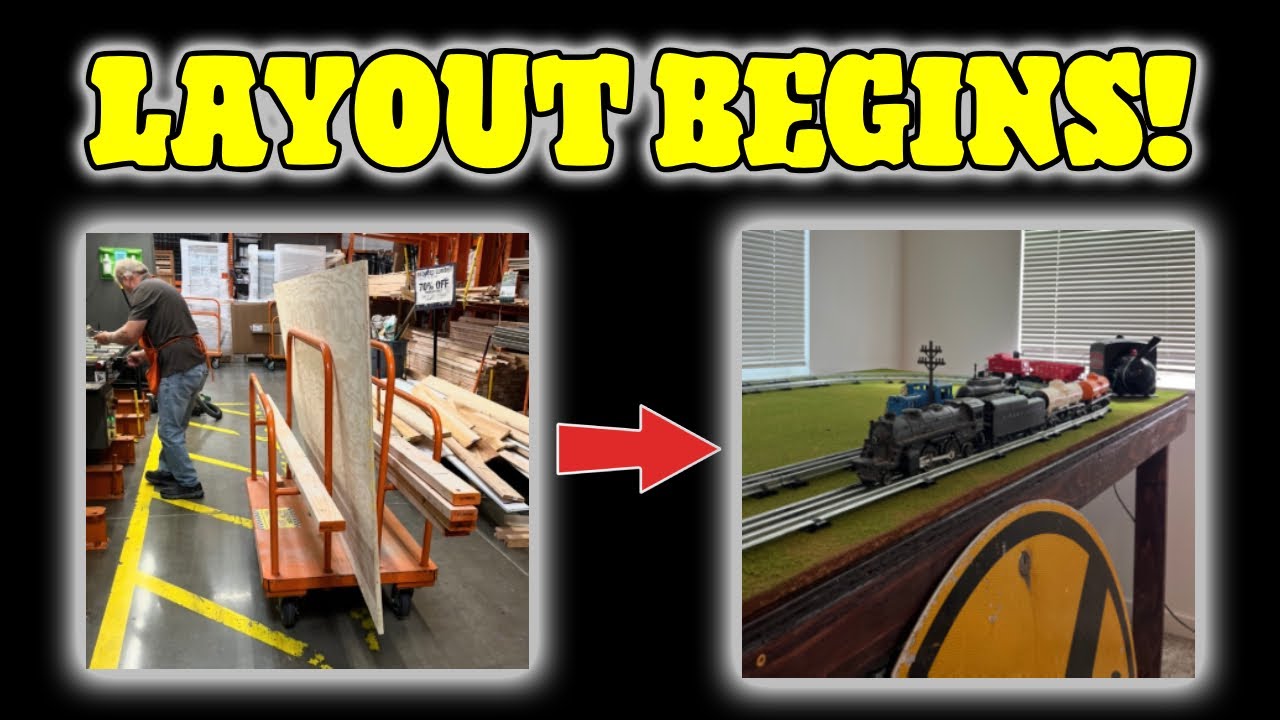 Building My O Gauge Train Layout (100 Subscriber Special) | Part One