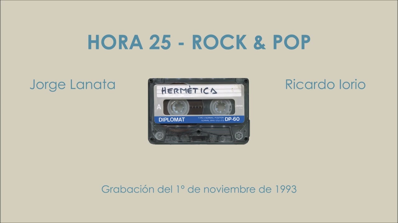 HORA 25 - Jorge Lanata y Ricardo Iorio - Rock & Pop - 01/11/93