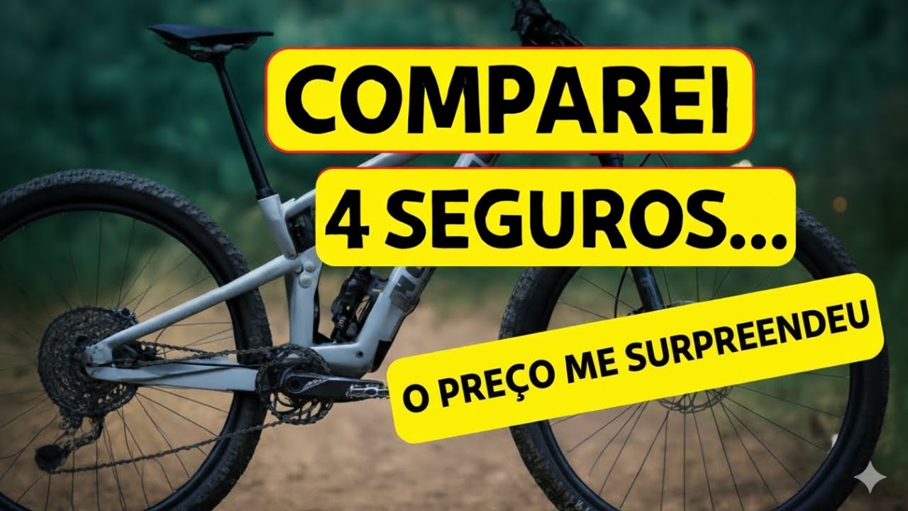 SEGURO PARA BICICLETAS | CONHEÇA 4 OPÇÕES E COMPARE OS PREÇOS