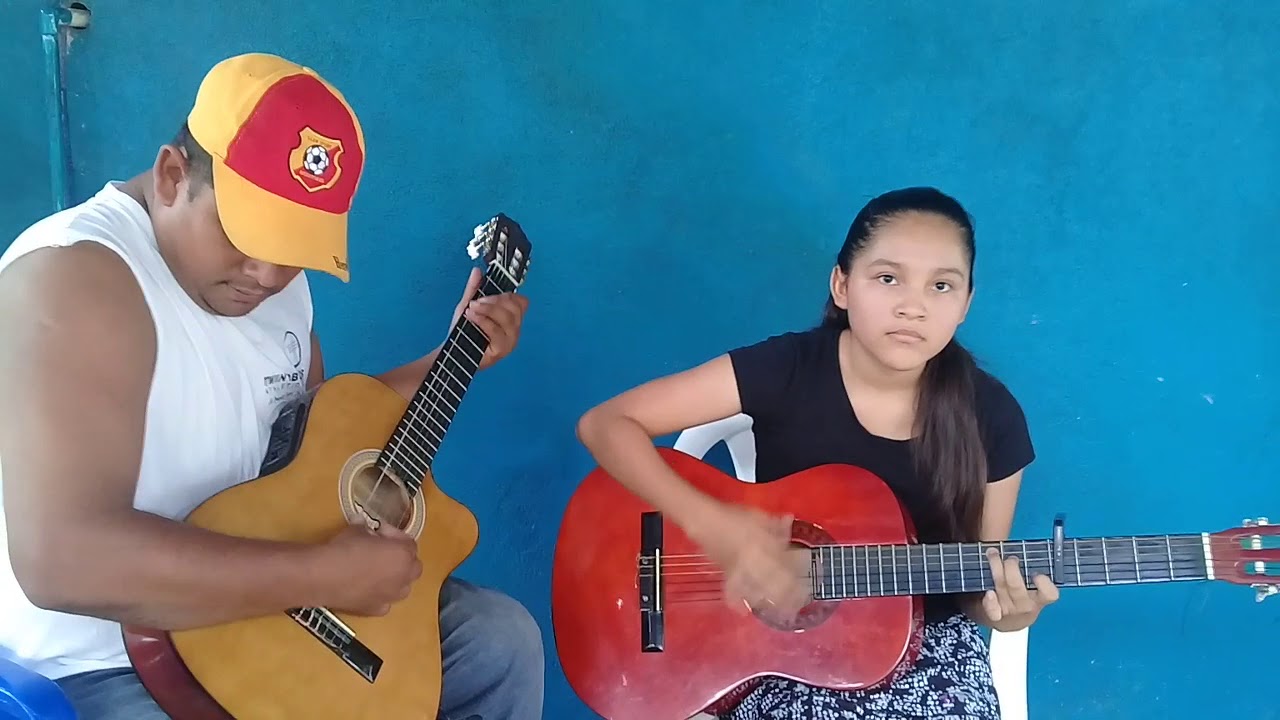 Hombre de poca fe del dúo Líbano...Danielita y su guitarra