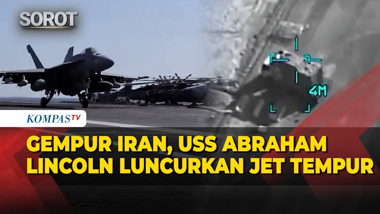 Perang Pekan Ketiga, USS Abraham Lincoln Luncurkan Jet Tempur Serang Iran