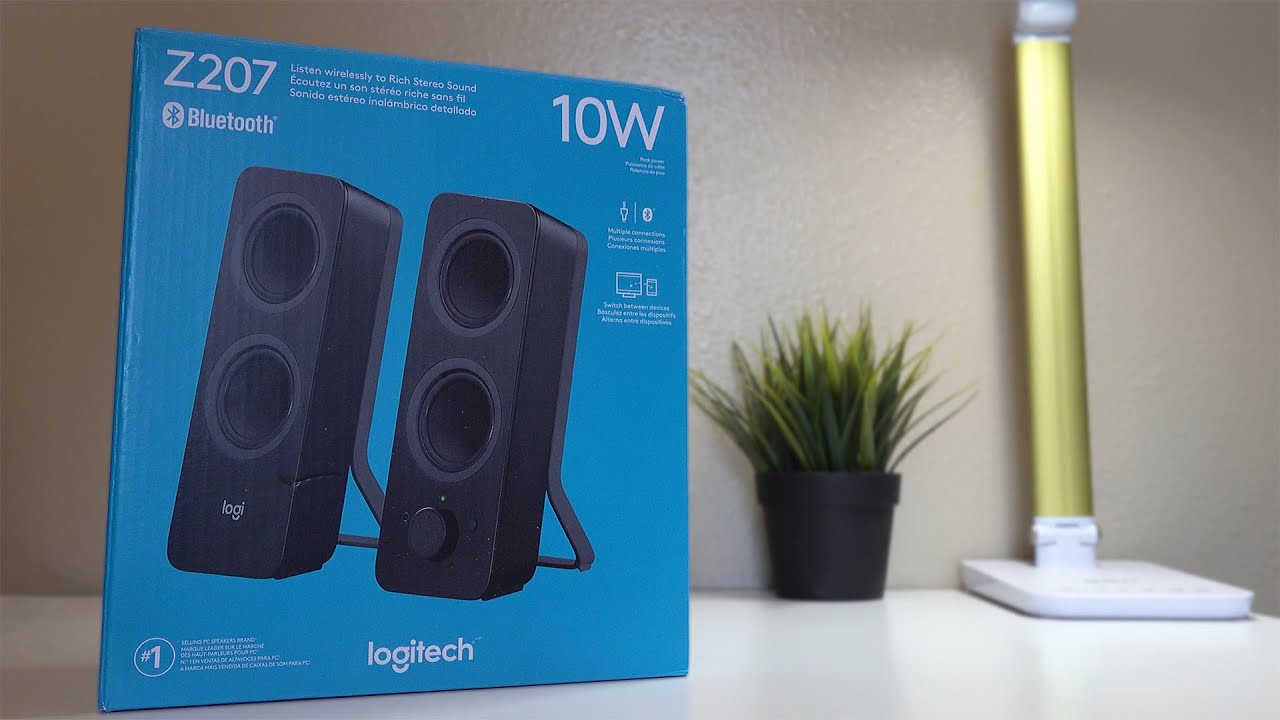 Logitech Z207 Speakers Unboxing and Setup!!