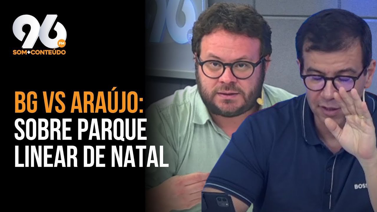 PEGOU FOGO! BG E BRUNO ARAÚJO DISCUTEM SOBRE PARQUE LINEAR