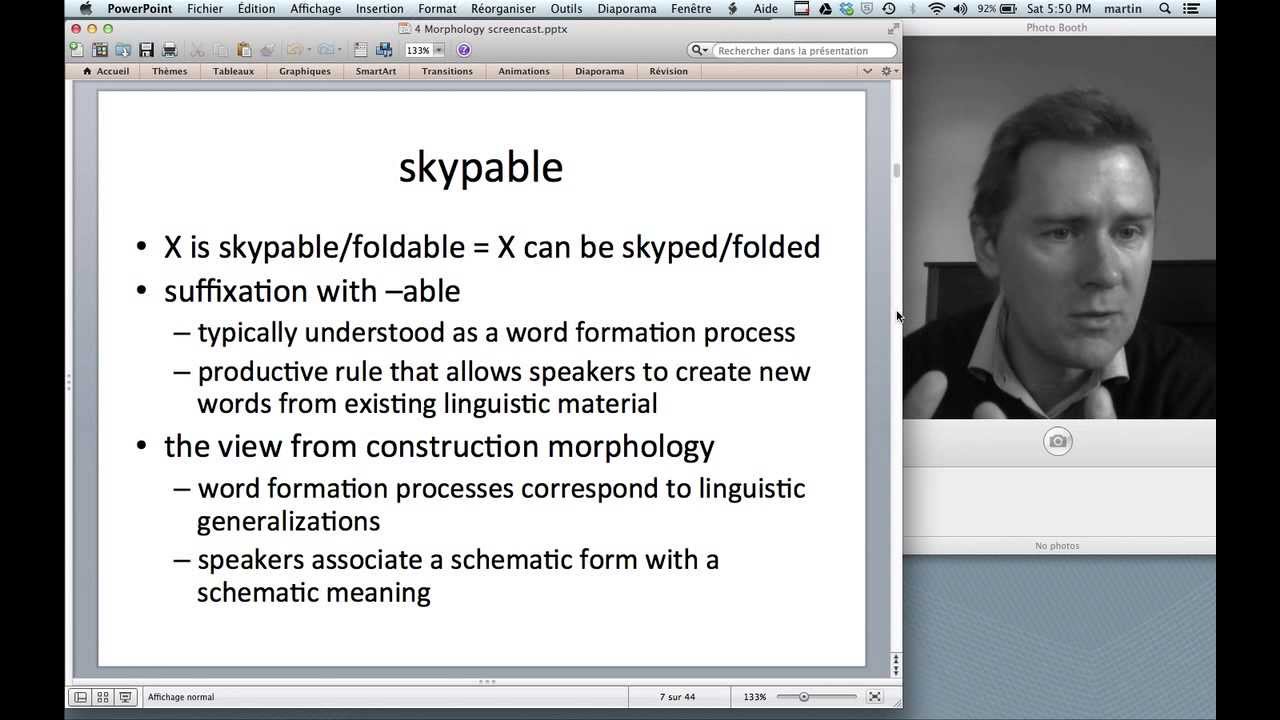 Construction morphology