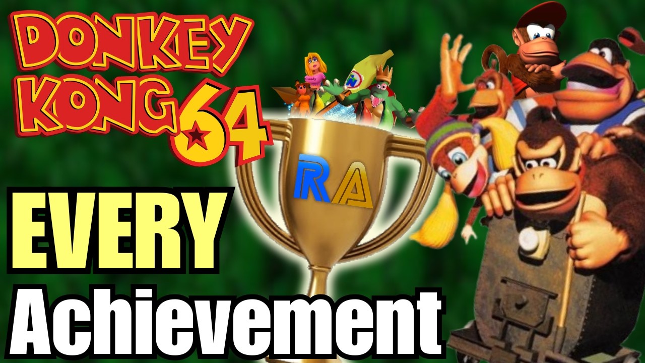 I Got EVERY ACHIEVEMENT In Donkey Kong 64! | Retro Achievements