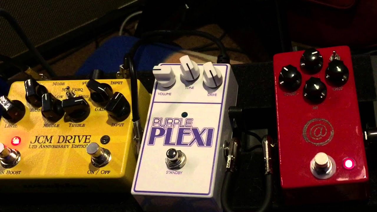 Weehbo JCM Drive LTD, Lovepedal Purple Plexi, JHS Andy Timmons @, Marshall-ish pedal shootout