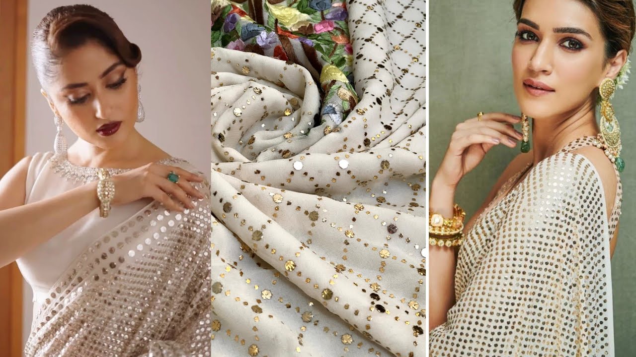 Intricate Mukesh Work Dupatta | Suits | Chikenkari Kamdani Mukesh in Pakistan 