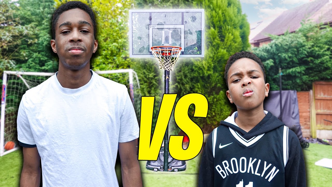 16 Year Old vs 11 Year Old Basketball 1v1