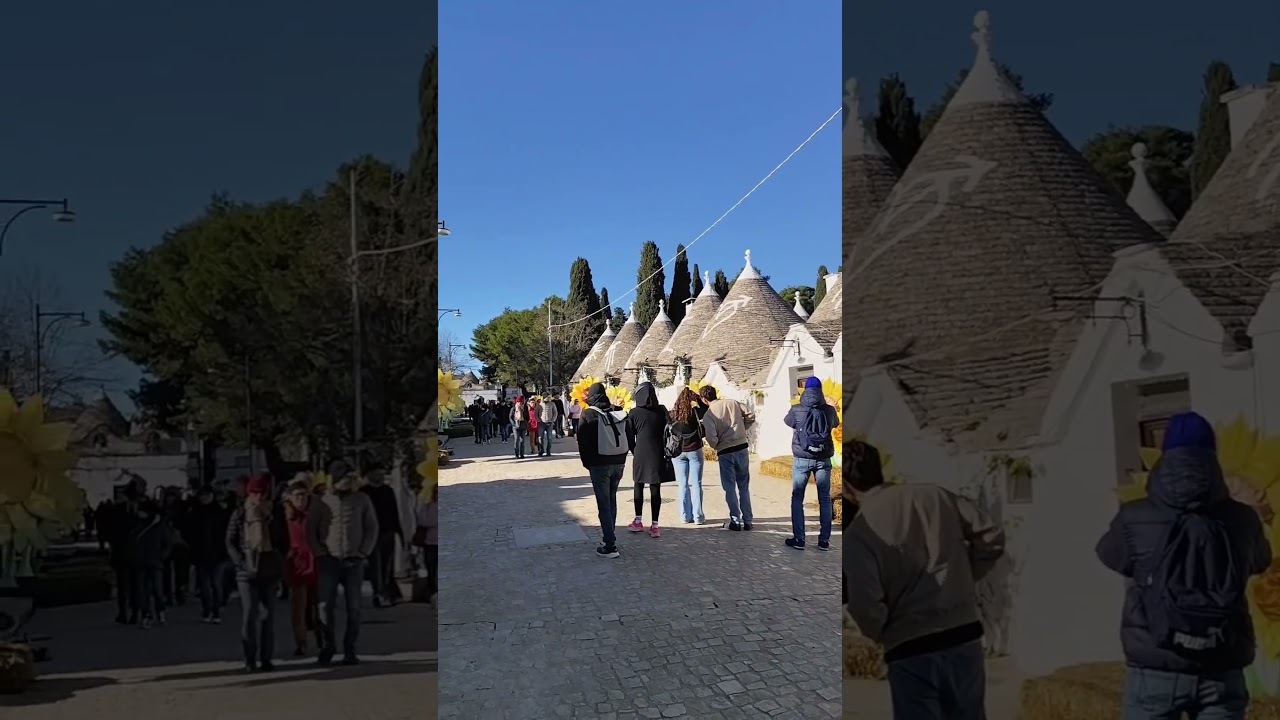 A habarcs nélküli házak. 🇮🇹 