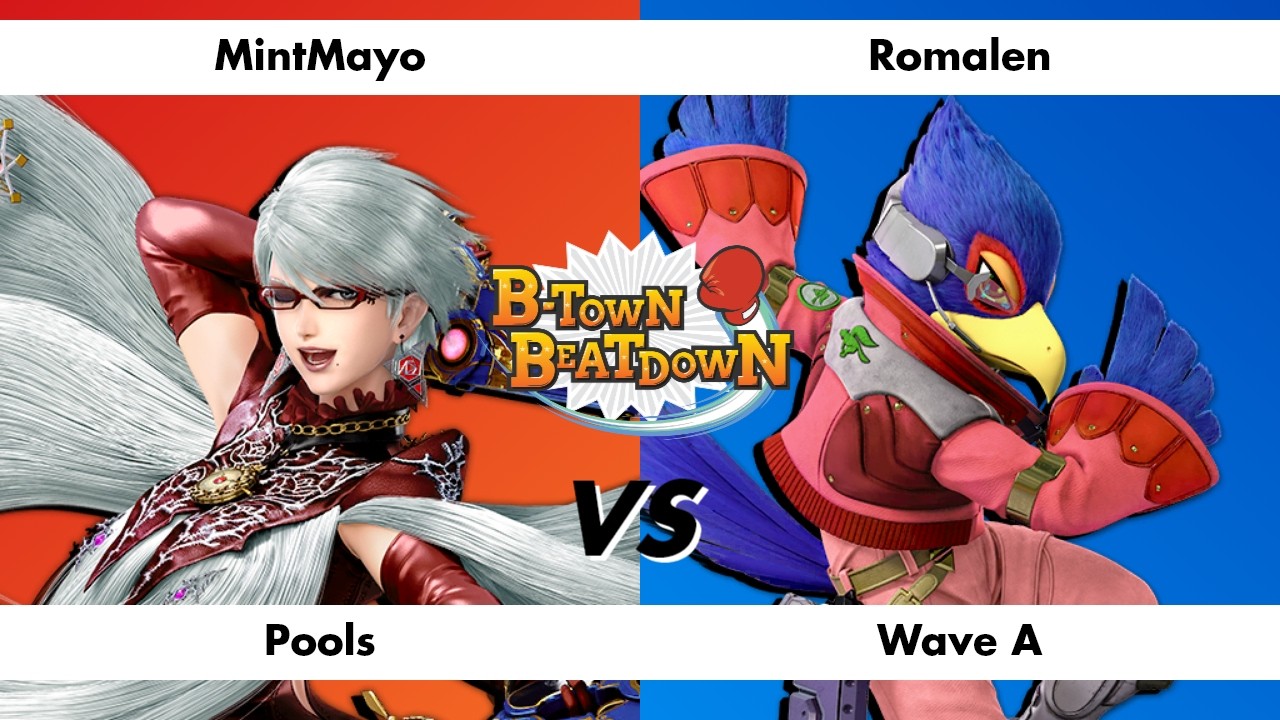 B-Town Beatdown 97 Pools: MintMayo (Bayonetta) vs Romalen (Falco)