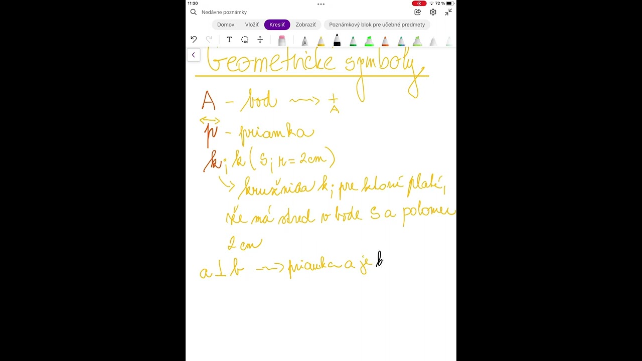 Geometrick&eacute; symboly