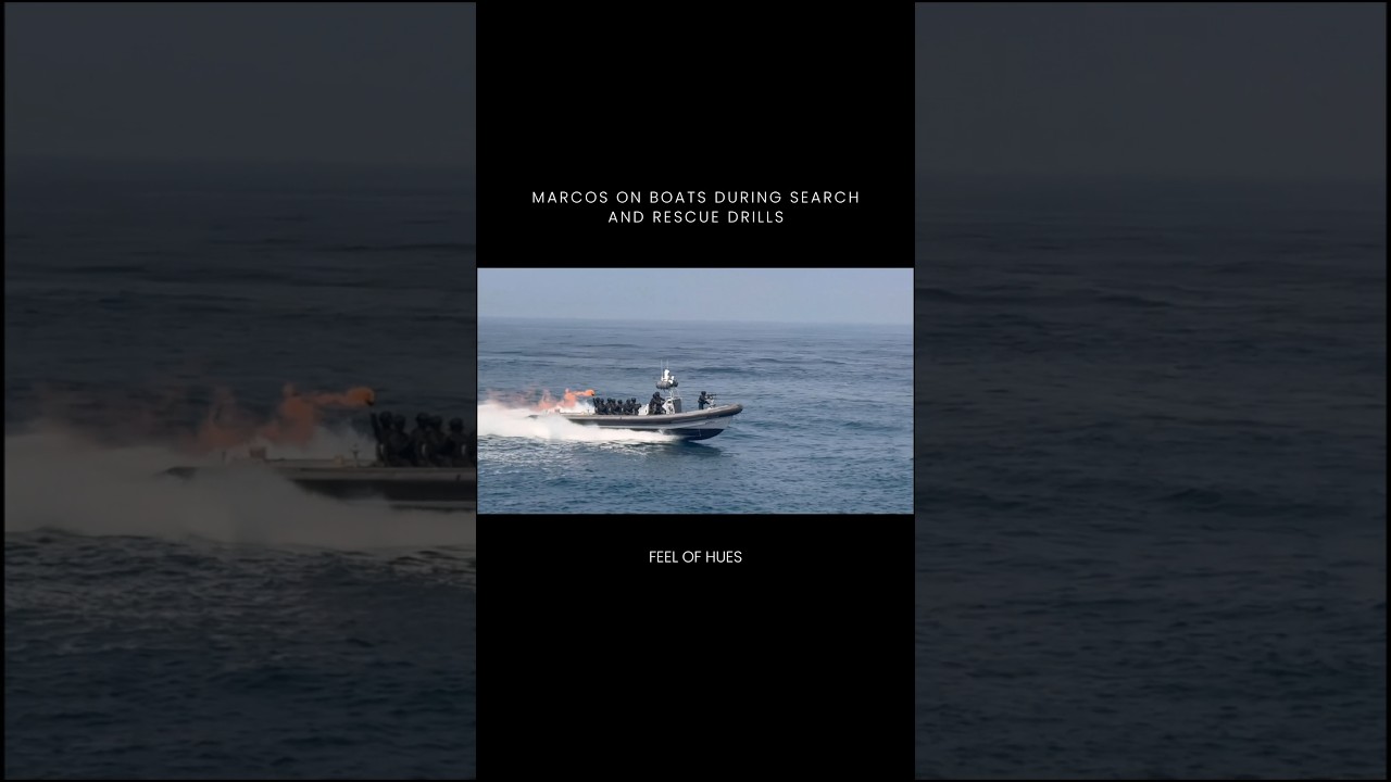 Indian Navy Marcos on boats during search and rescue drills #india #indian #navy #indiannavy