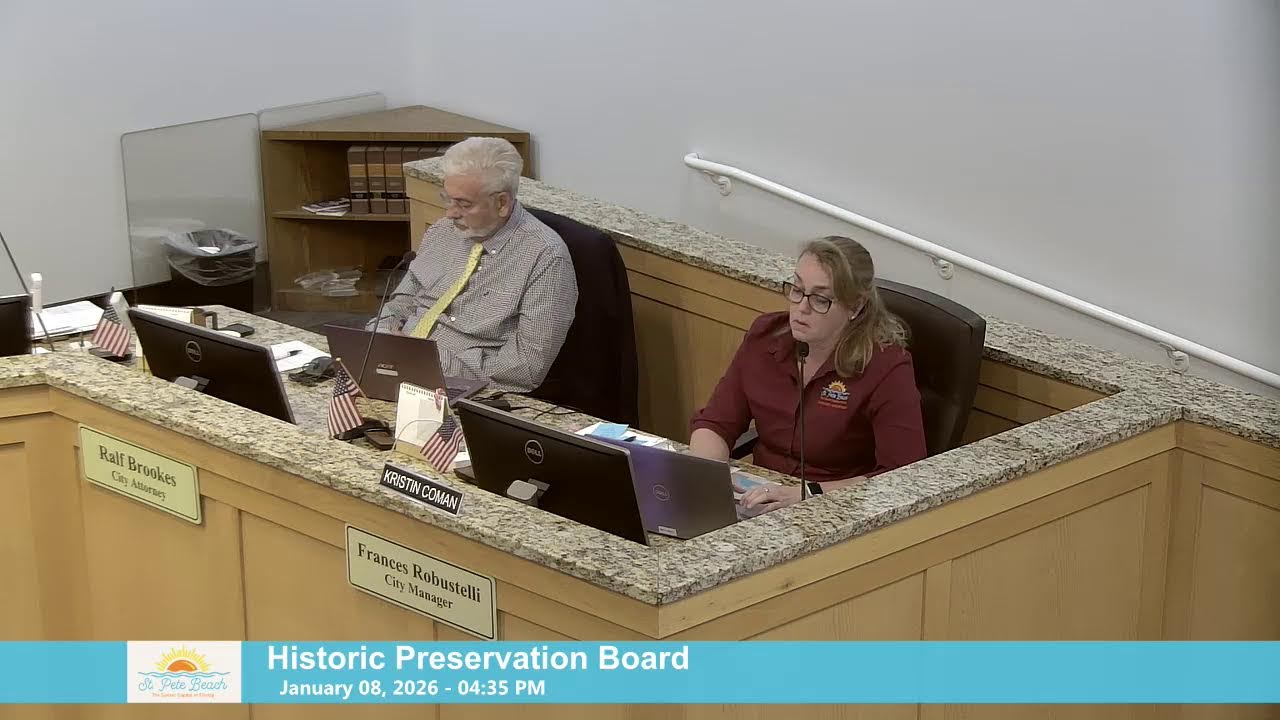 Historic Preservation Board - January 08, 2026