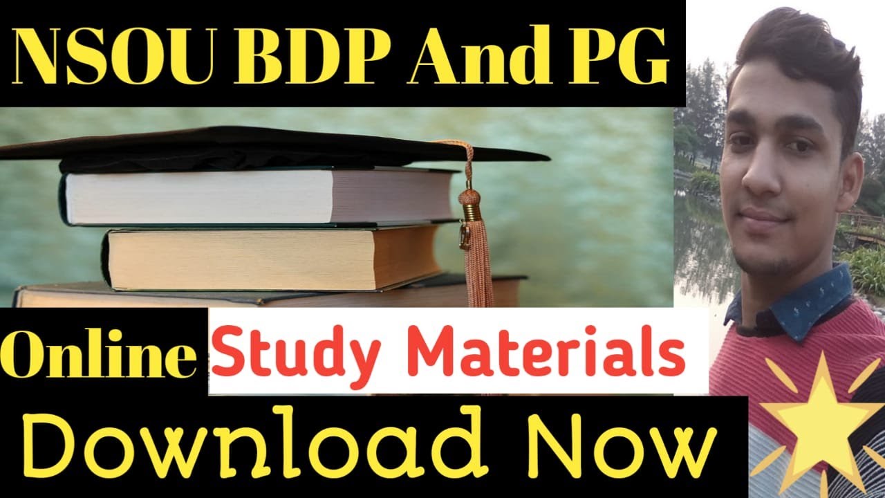How To Download NSOU BDP And PG Study Materials