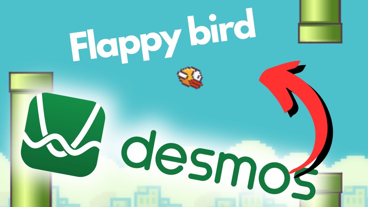 I made flappy bird in desmos