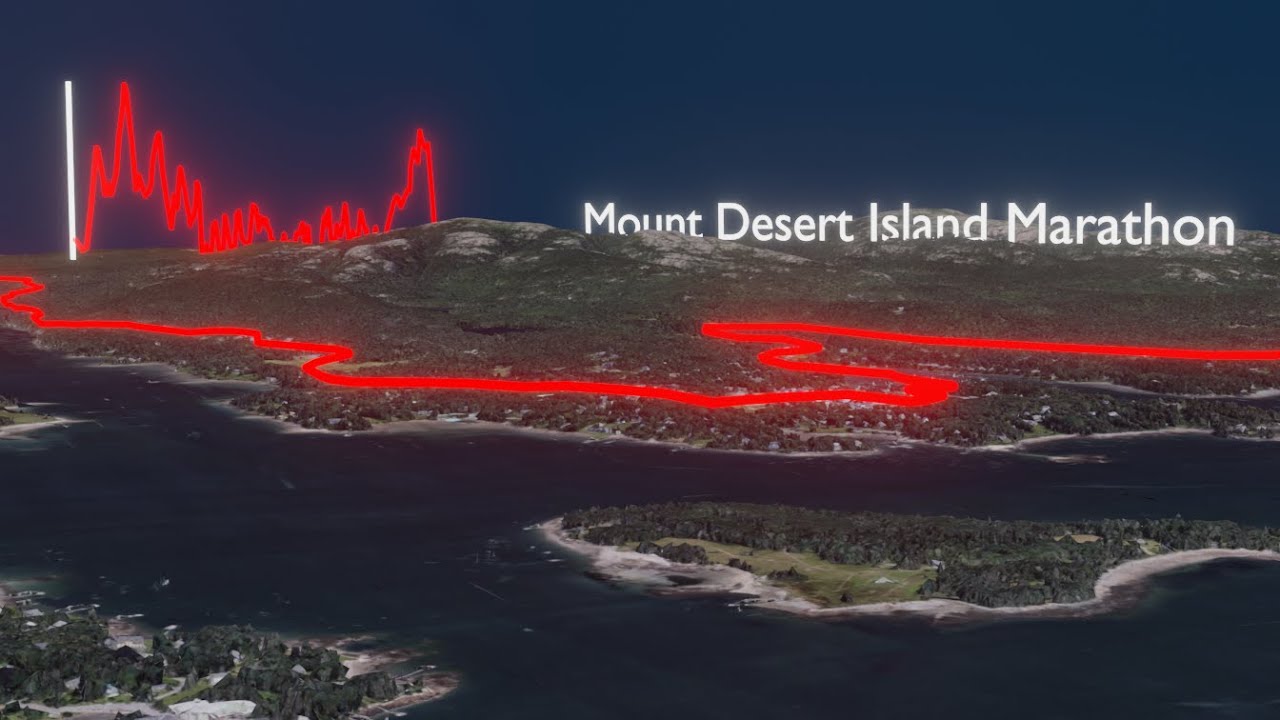 Mount Desert Island Marathon Course, Bar Harbor, ME
