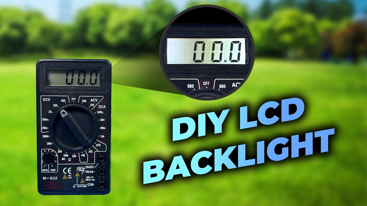 How to Add Backlight to LCD Display