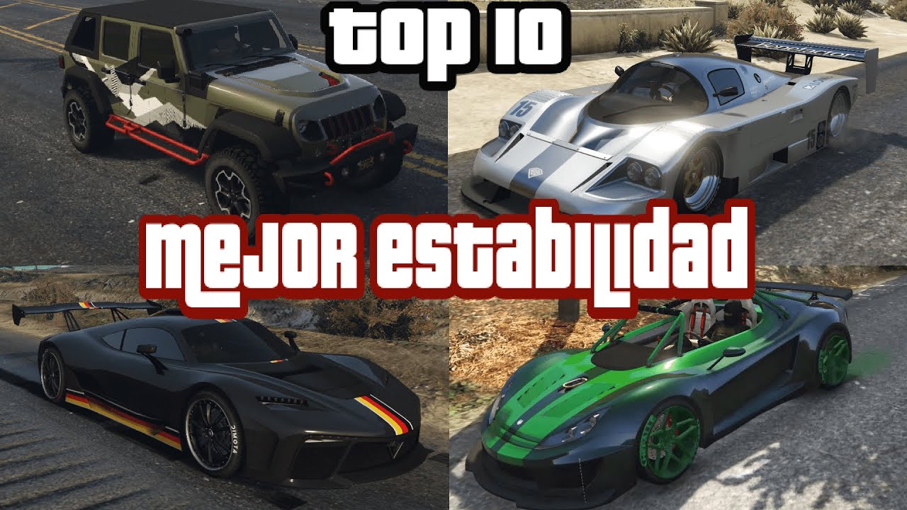 Top 10 autos con MEJOR ESTABILIDAD GTA Online