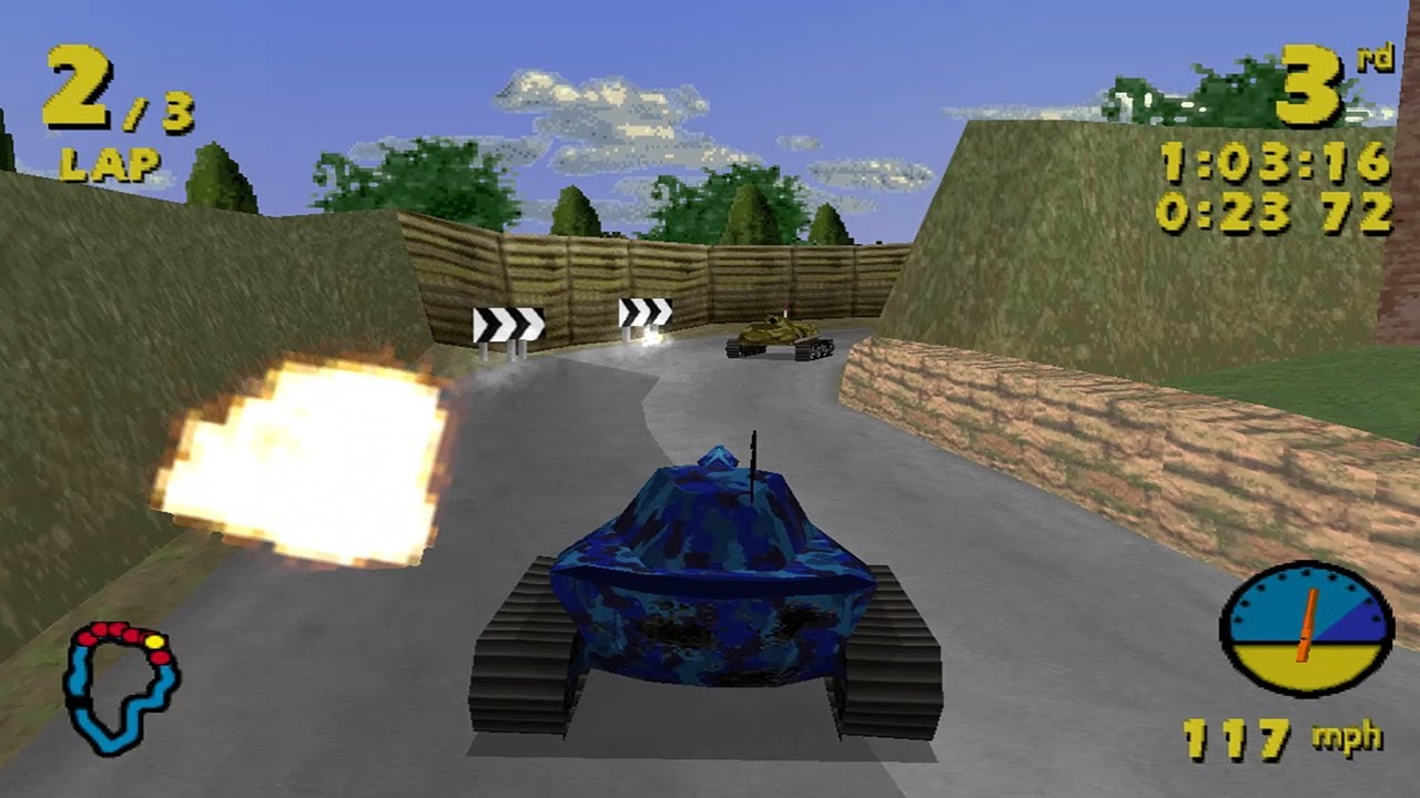 Tank Racer Gameplay Bronze Cup (PSX)