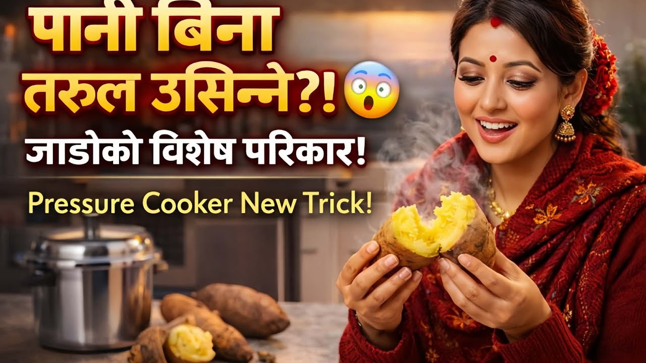 Purple Yum Boil Without Water ll बिना पानी कुकर मा तरुल उसिन्ने तरिका ll Boil Tarul Recipe 