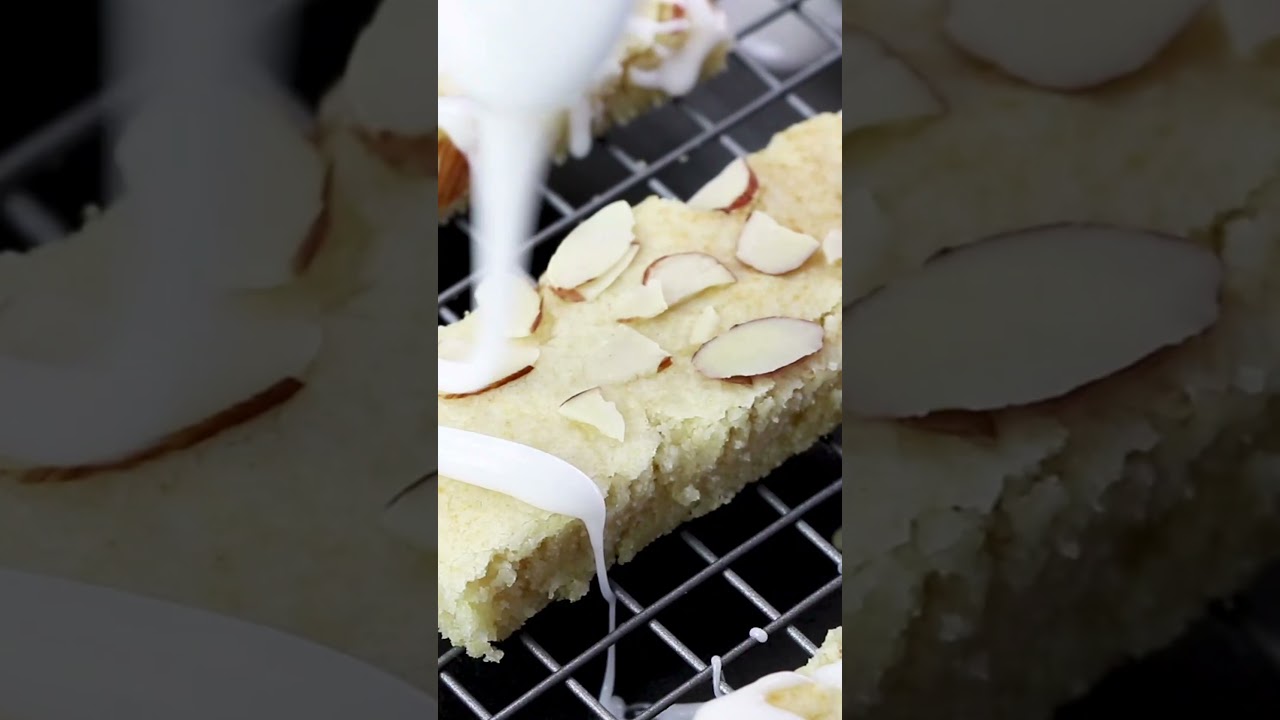 Almond Bars Recipe  #easyrecipe #almondcookies