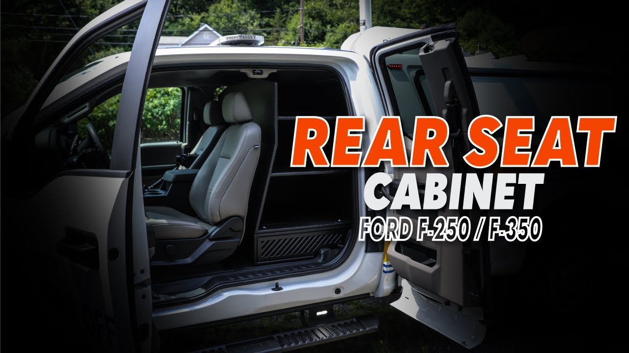 New rear seat cabinet for FORD F-250 / F-350 |  Fire Vehicles | Law Enforcement | EMS