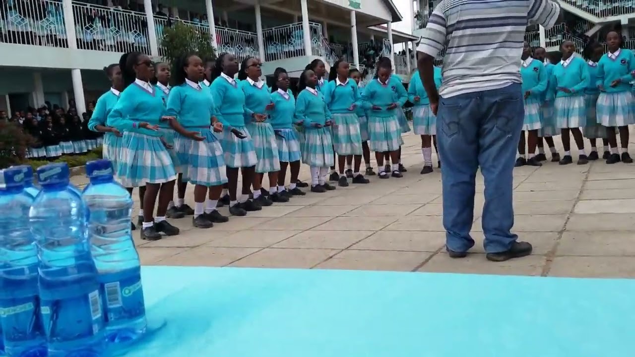 The Karima Girls Choir perfoming Vulindedla by Brenda Fassie Directed by Mr Joseph Muyale Inzai.