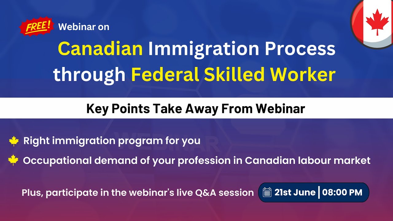 Understanding The Canadian Immigration Process through Federal Skilled Worker