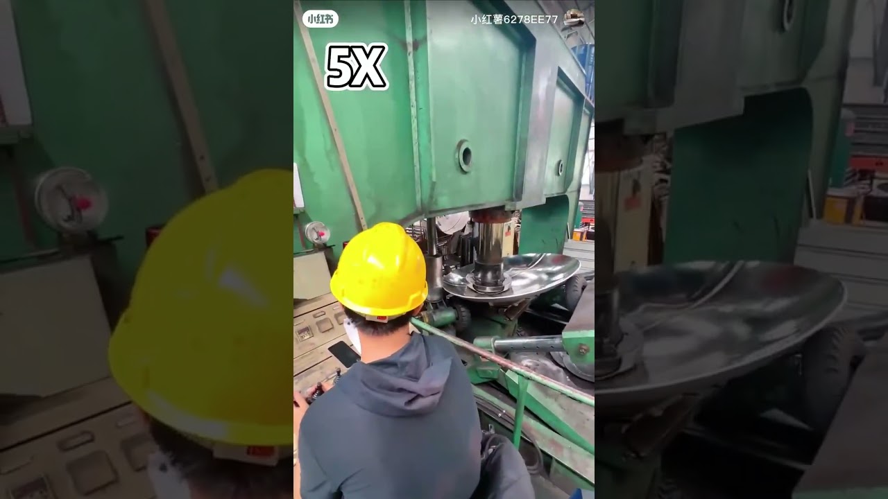 Carbon Pressure vessel tank head forming progress #forming #tank head